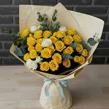 Букет цветов из:  Розы в Спицевке