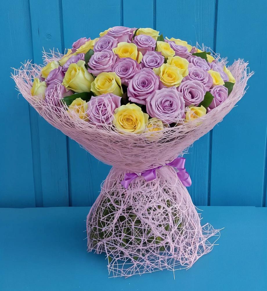 Букет 101 Волшебный Миг в Спицевке