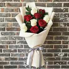 Букет цветов из:  Розы в Спицевке