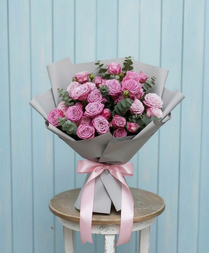 Букет цветов из: Розы в Спицевке