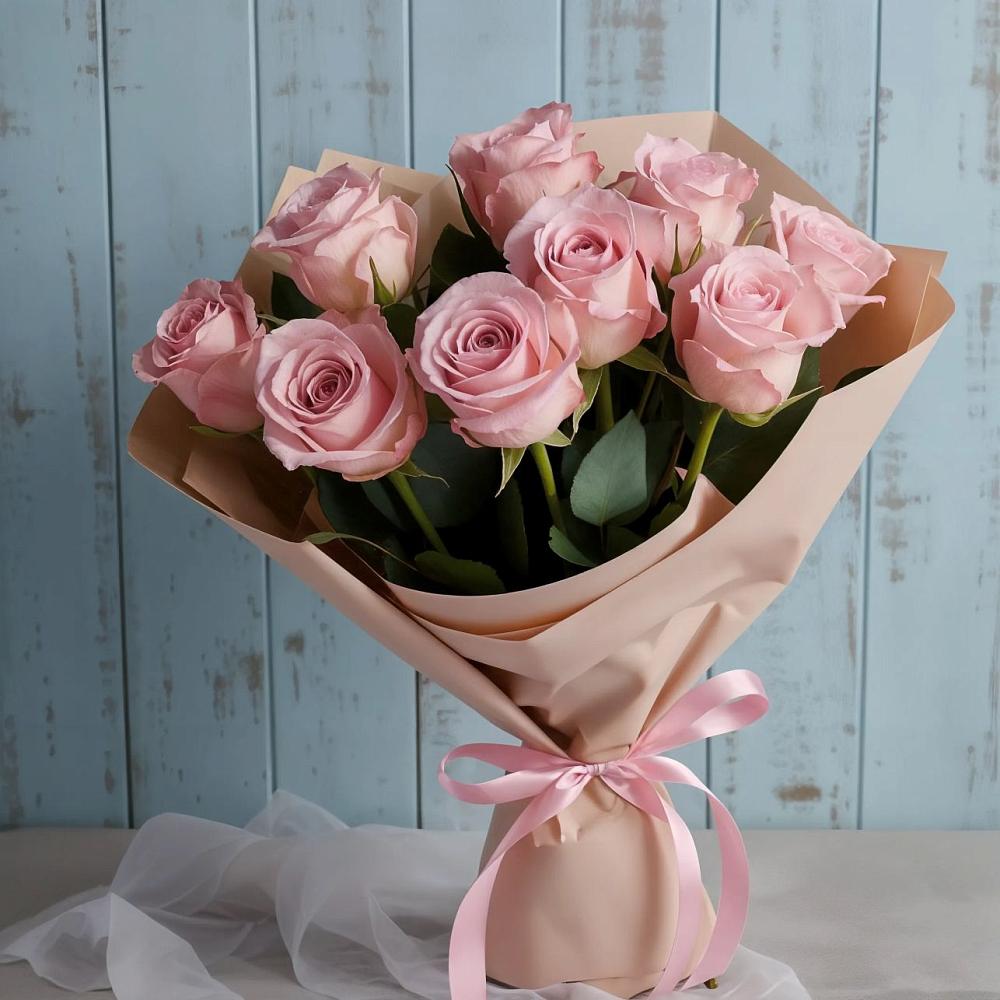 Букет цветов из: Розы в Спицевке