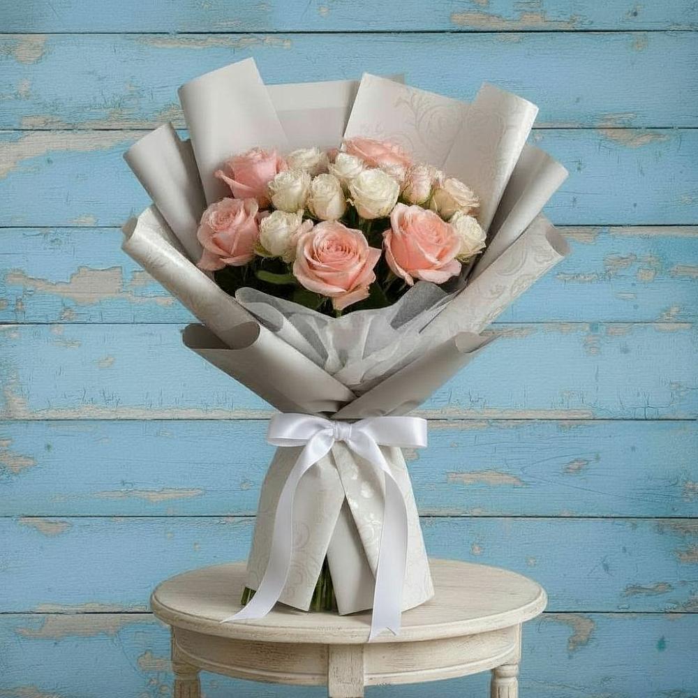 Букет цветов из: Розы в Спицевке