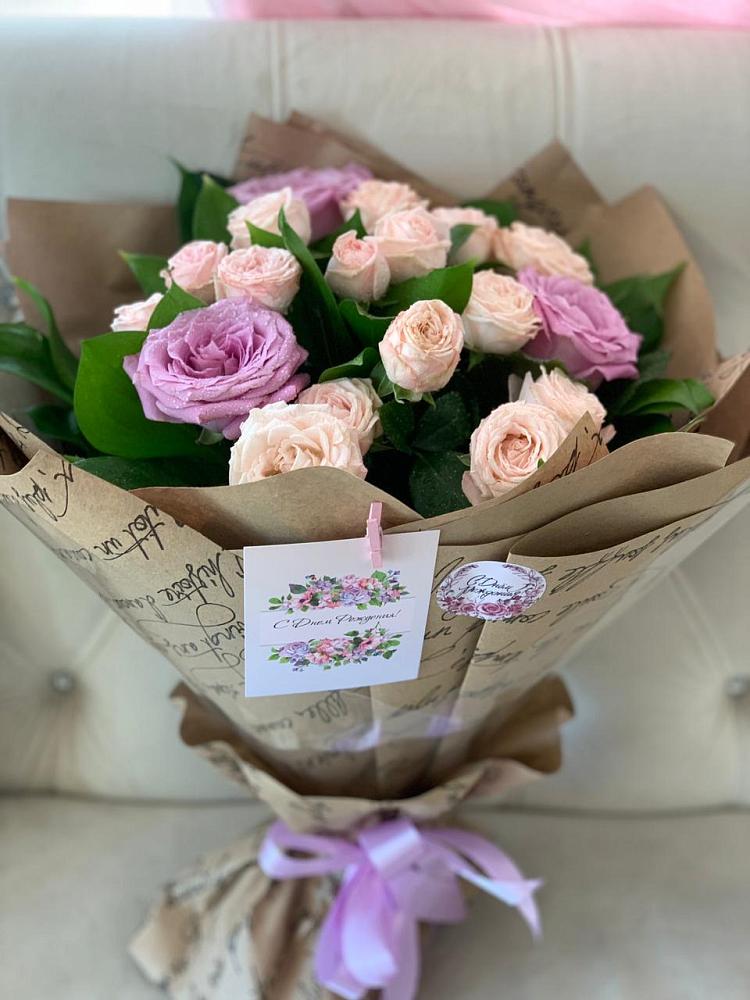 Букет цветов из: Розы в Спицевке