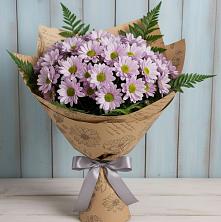 Букет цветов из:  Хризантемы в Спицевке