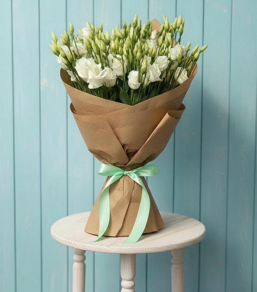 Букет цветов из: Лизиантусы в Спицевке