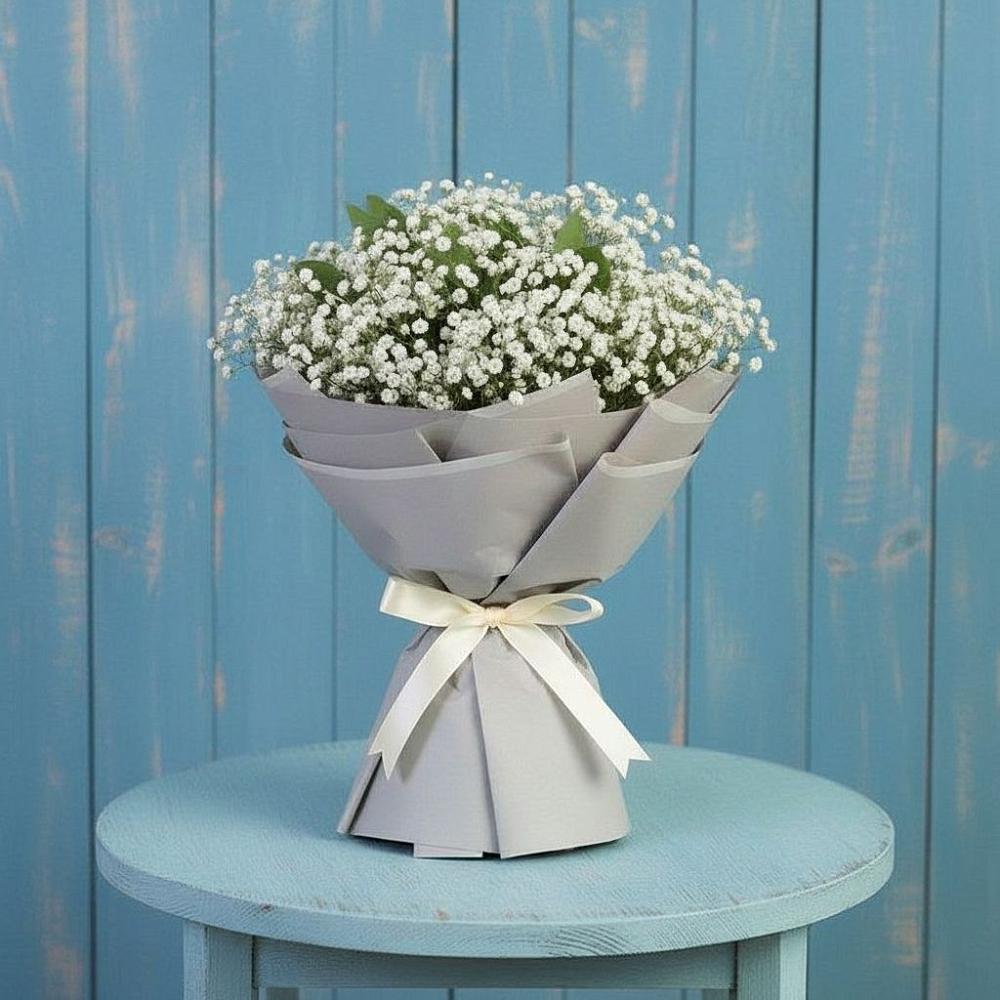 Букет цветов из: Гипсофила в Спицевке