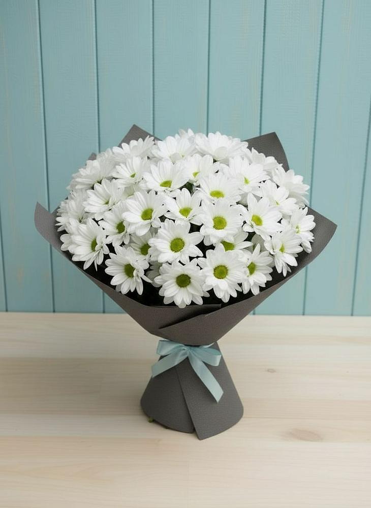 Букет цветов из: Хризантемы в Спицевке