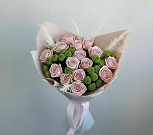 Букет цветов из:  Розы и Хризантемы в Спицевке