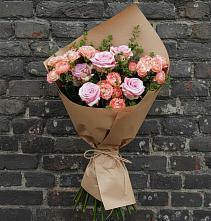 Букет цветов из:  Розы в Спицевке
