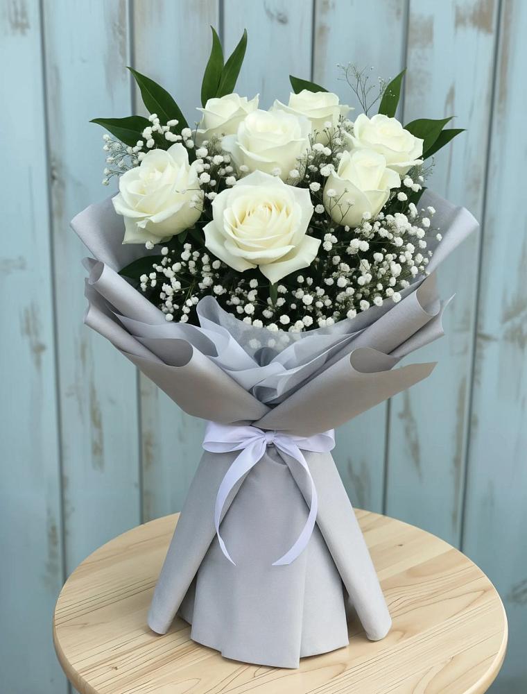 Букет цветов из: Розы в Спицевке