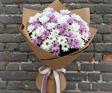 Букет цветов из:  Хризантемы в Спицевке