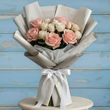 Букет цветов из:  Розы в Спицевке