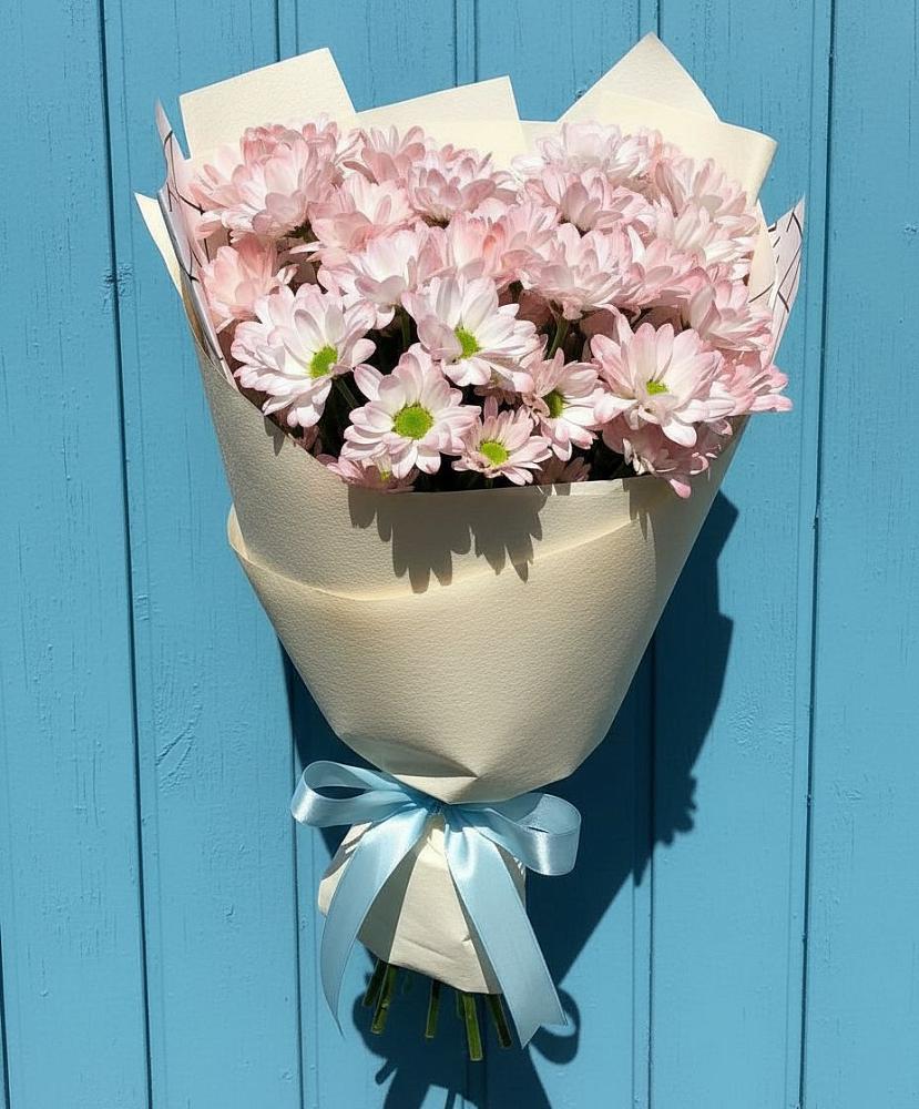 Букет цветов из: Хризантемы в Спицевке