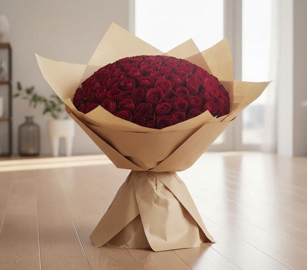 Букет 101 Красная роза в Спицевке