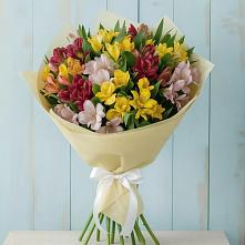 Букет цветов из:  Альстромерии в Спицевке
