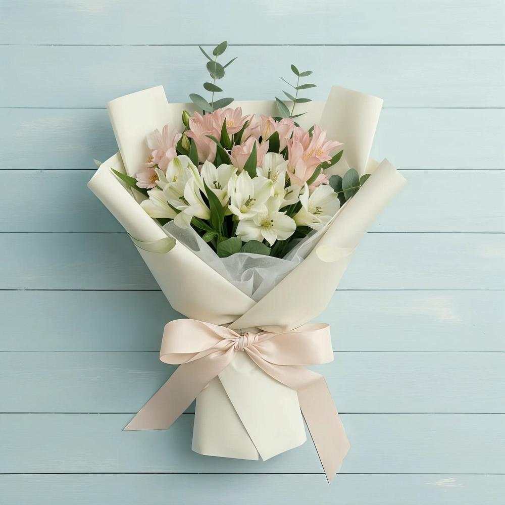 Букет цветов из: Альстромерии в Спицевке