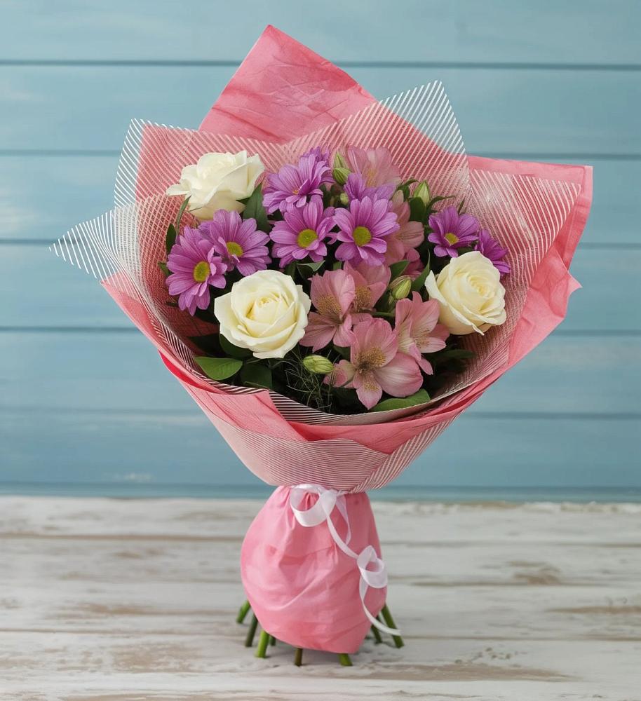 Букет цветов из: Герберы в Спицевке