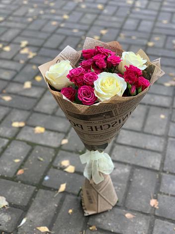 Букет цветов из: Розы в Спицевке