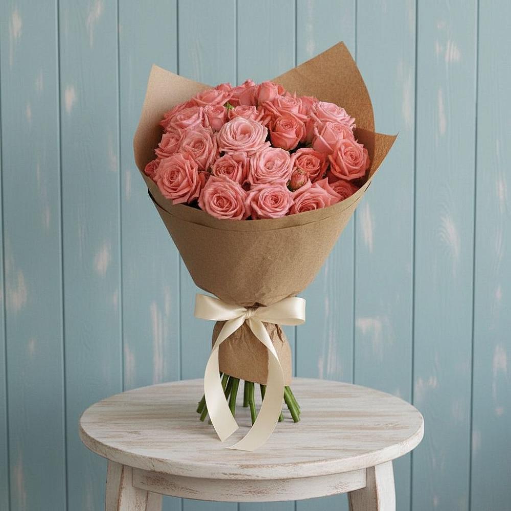 Букет цветов из: Розы в Спицевке