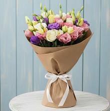 Букет цветов из:  Лизиантусы #REPLACE_PRED# Спицевке