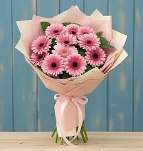Букет цветов из:  Герберы #REPLACE_PRED# Спицевке