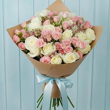Букет цветов из:  Розы в Спицевке